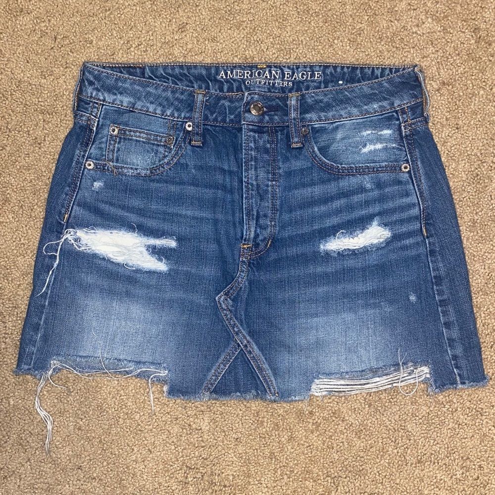 NEW American Eagle Denim Mini Skirt